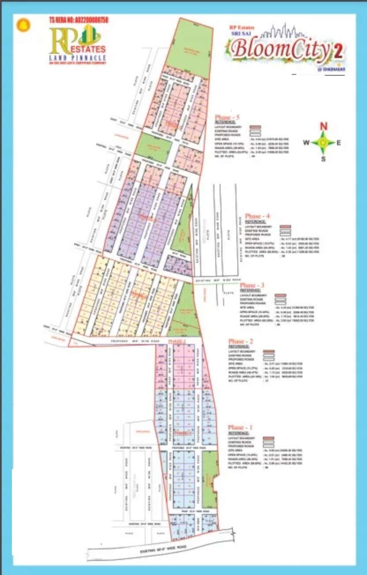  sri-sai-bloom-city-2-ph-iii Location Plan