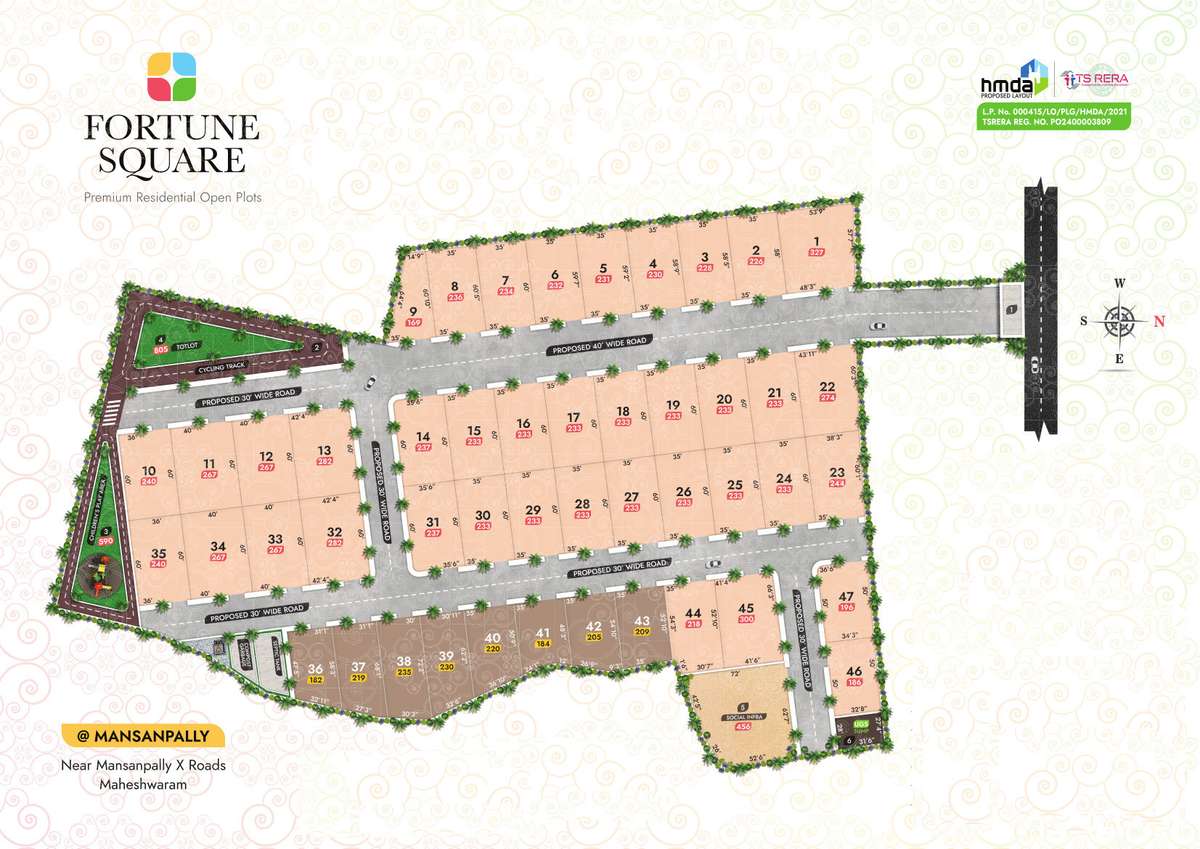  fortune-square Layout Plan