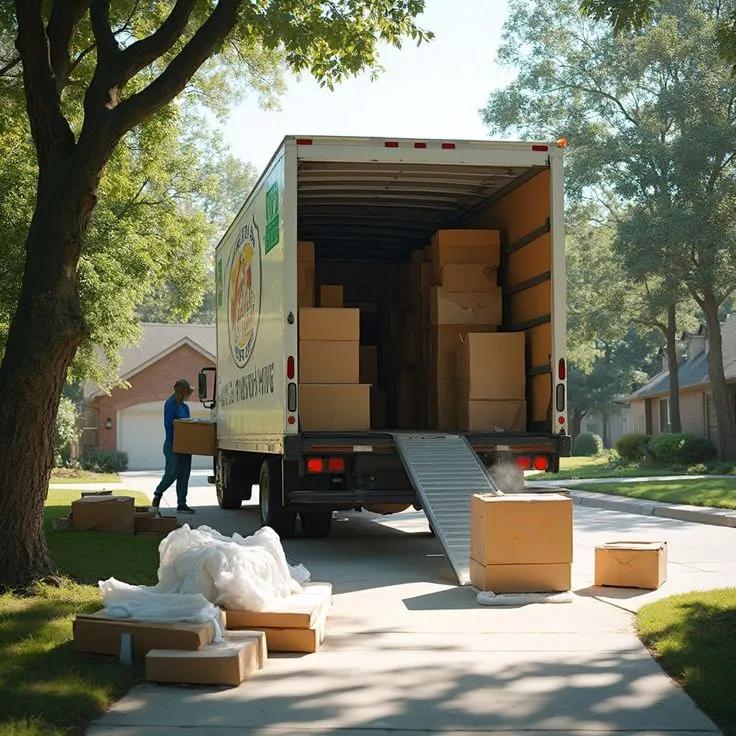 truck moving