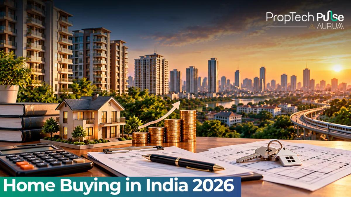 Indian urban skyline showing diverse residential high-rise developments representing varied price tiers in major Indian metros