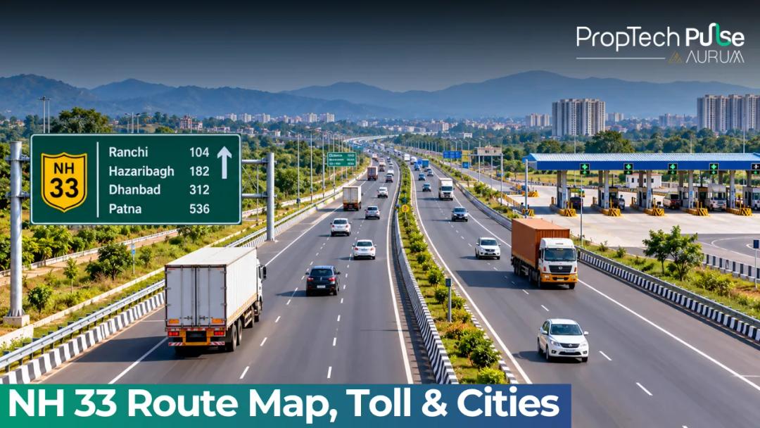 NH 33 Route Map, Toll Fees, Cities & 2026 Expansion Plans