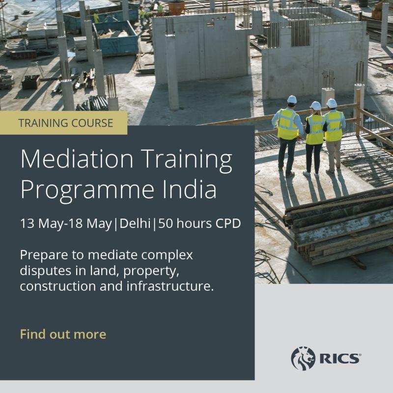 RICS Mediation Training Programme India 2025