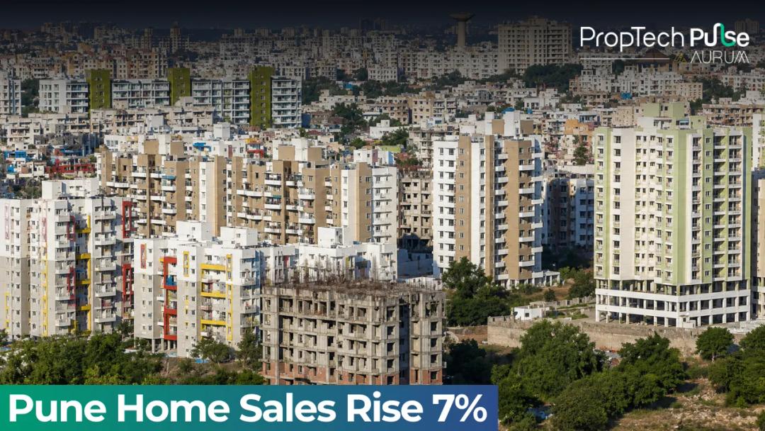 Pune Housing Sales Rise 7% But Unsold Stock Hits Record