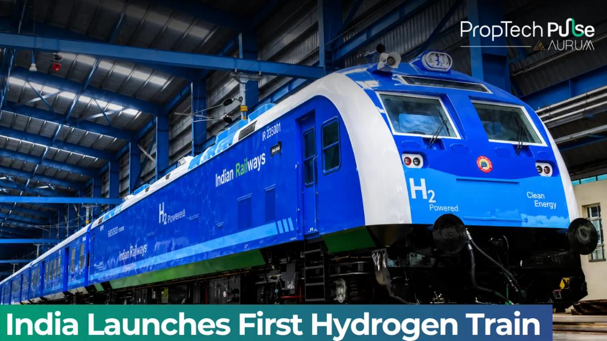 India's First Hydrogen Train Debuts