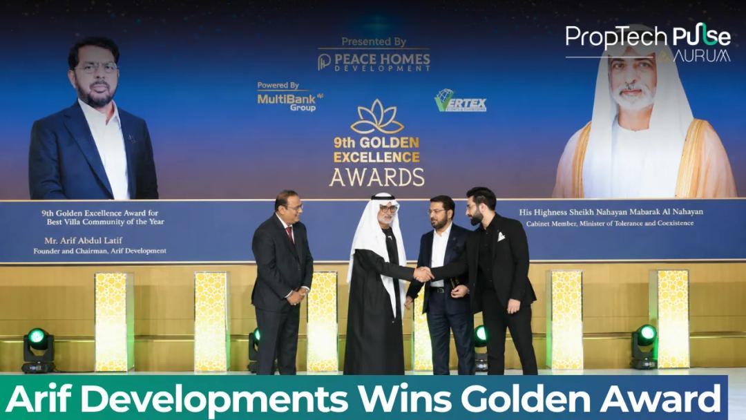 Arif Developments Wins Excellence Award