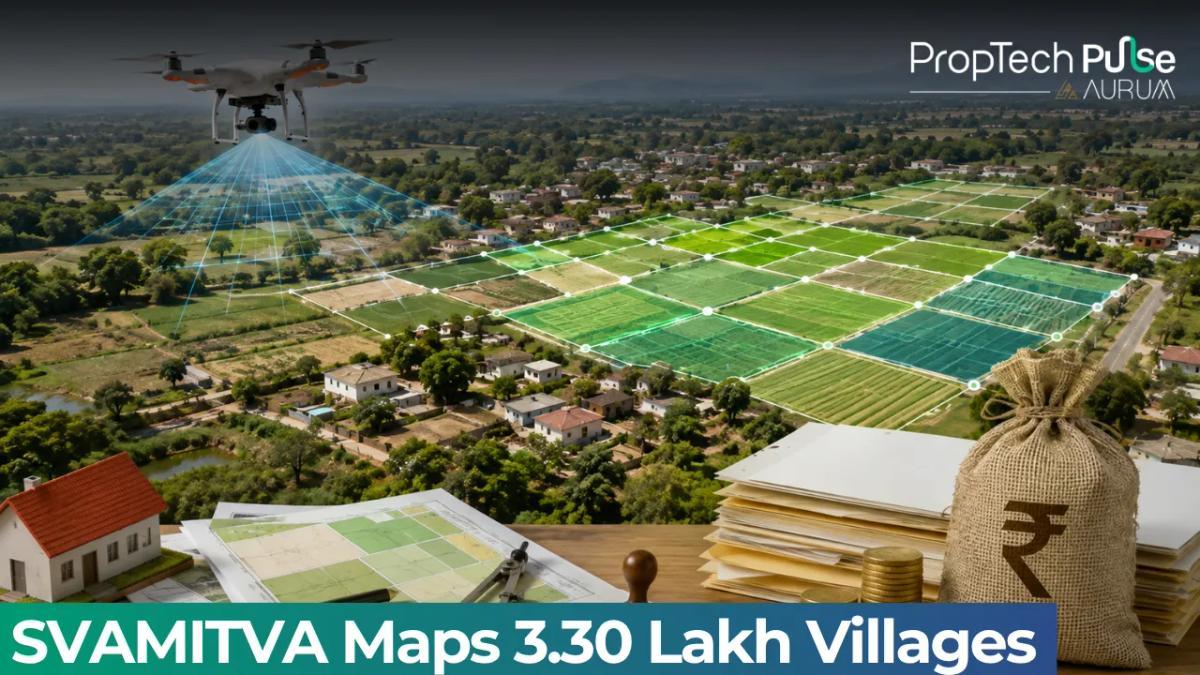 SVAMITVA Scheme drone mapping of rural properties across India