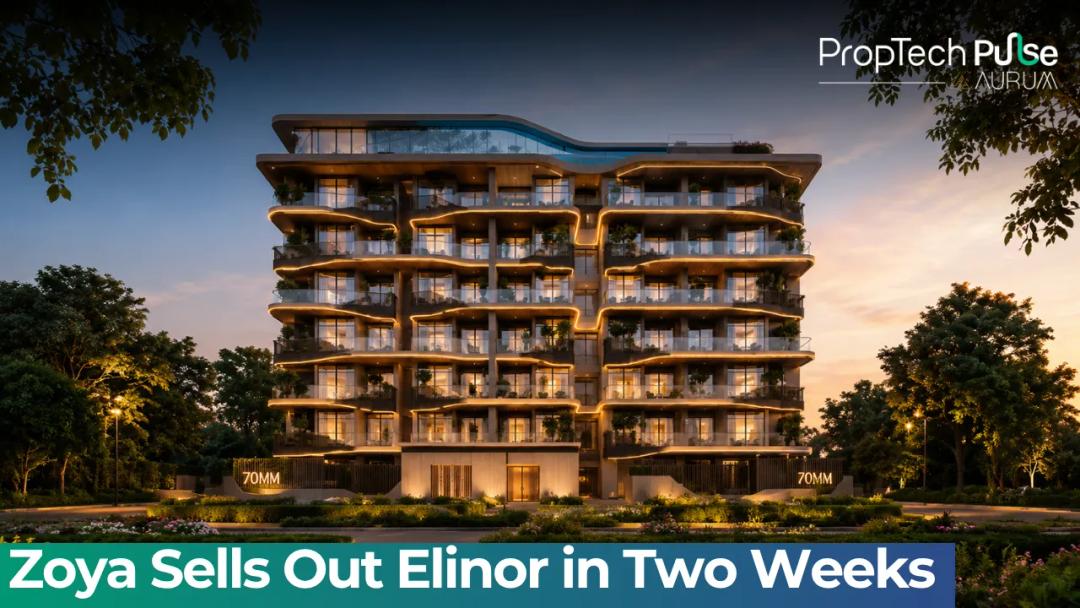 Leaders from Zoya Developments and First Prime Properties celebrating the Elinor project sell-out