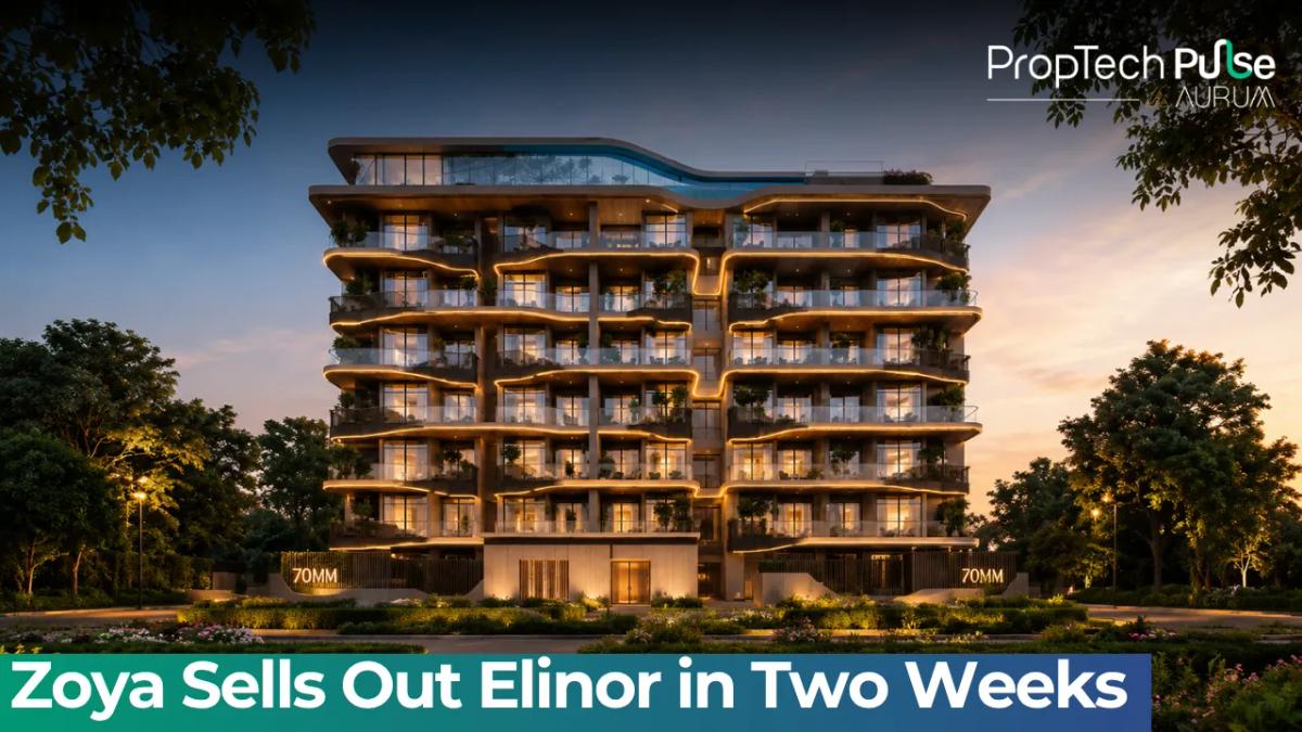 Leaders from Zoya Developments and First Prime Properties celebrating the Elinor project sell-out