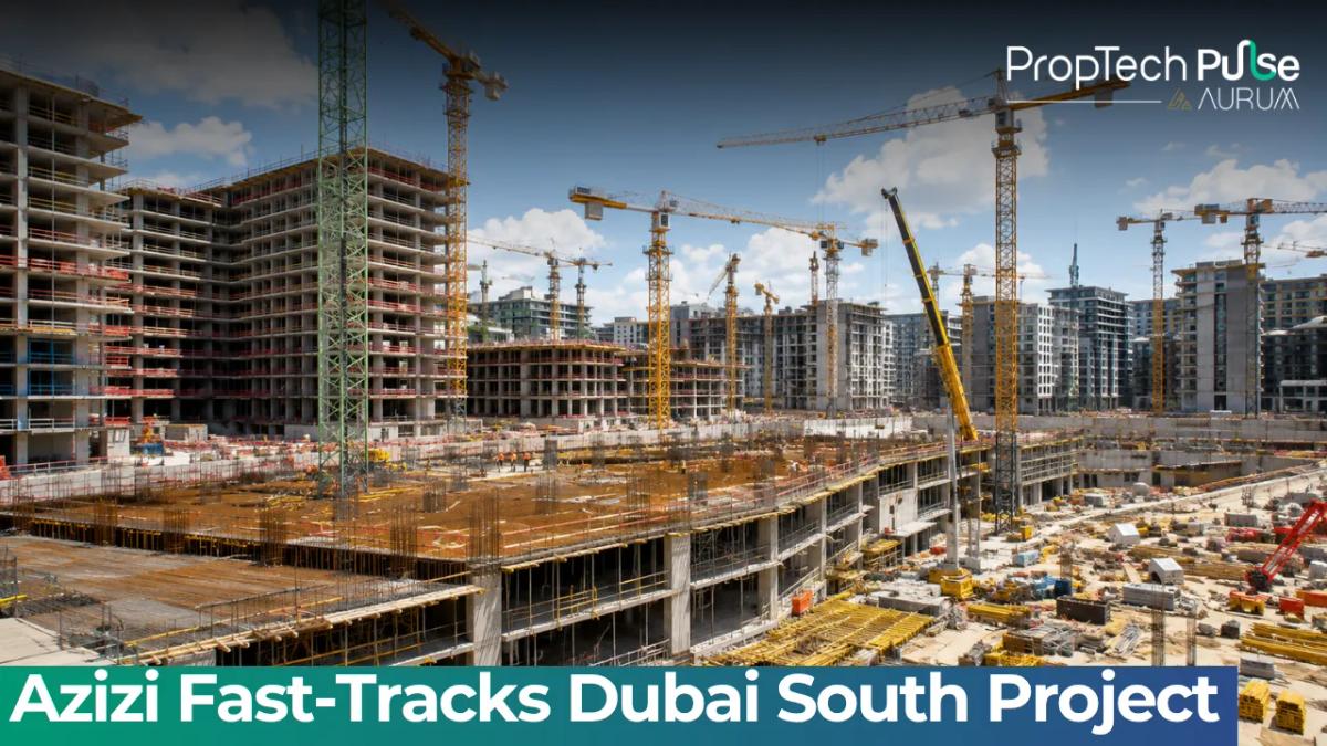 Azizi Venice Dubai South 24/7 construction 36000 units residential community