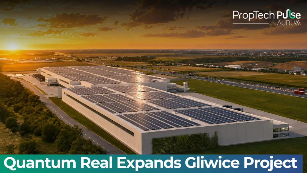 Quantum Real Gliwice logistics park 60000 sqm LCube A4 motorway Poland Phase 1 2027