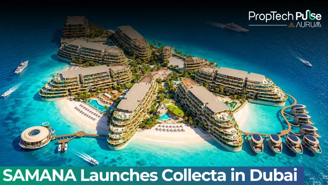 SAMANA COLLECTA's planned premium residential development at Dubai's World Islands, featuring branded residences, floating villas and waterfront amenities.