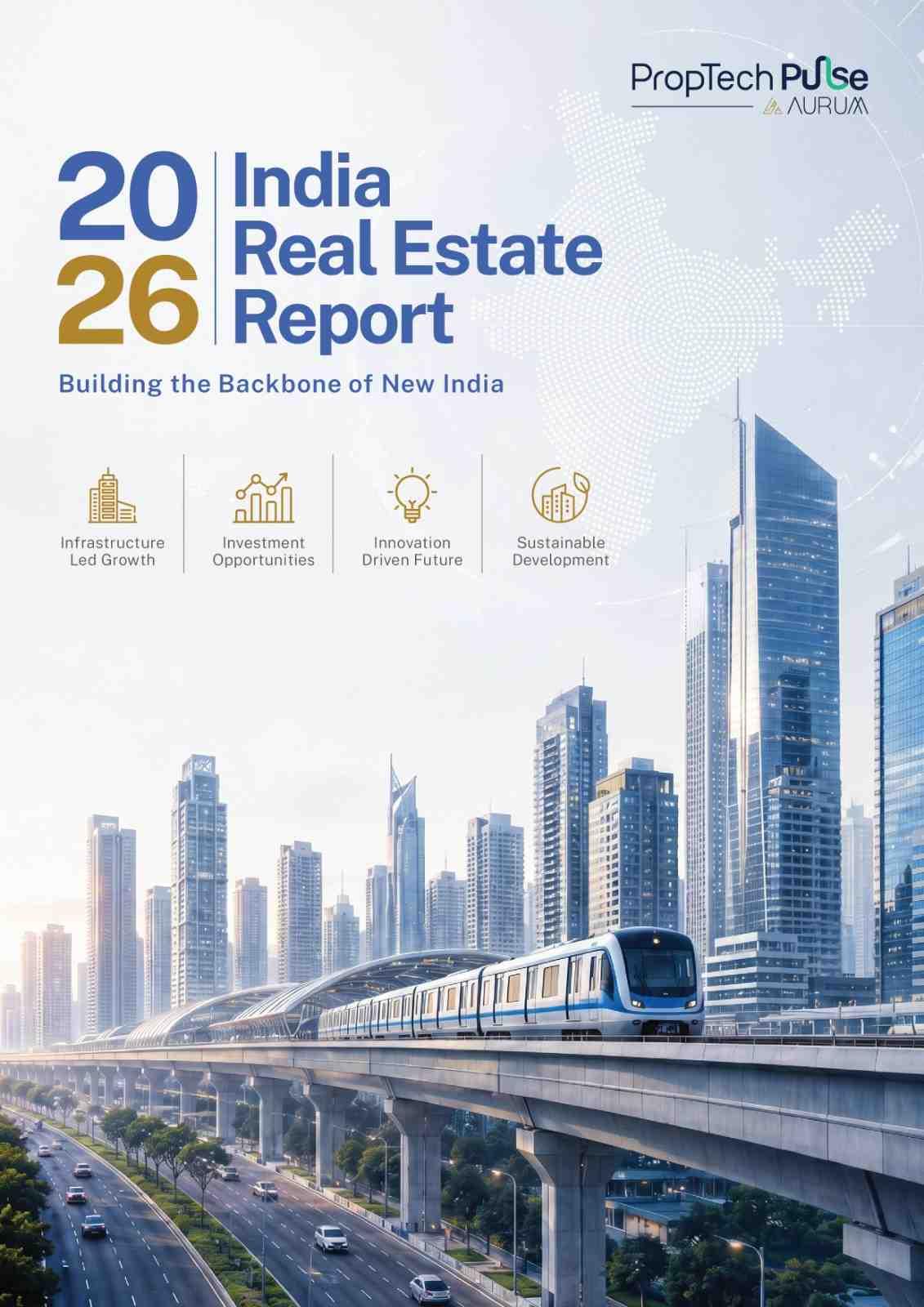 India Real Estate Report 2026 - cover image showcasing market trends and insights