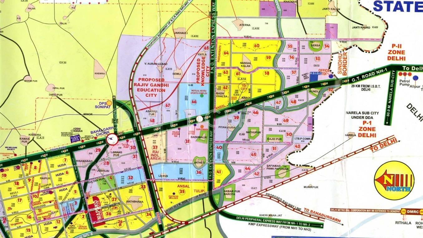 Images for Location Plan of Indiabulls Sonepat City