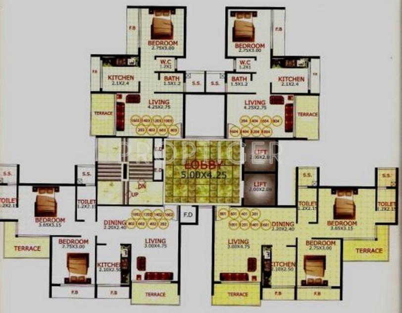 Images for Cluster Plan of RD Builders Parvati Heights