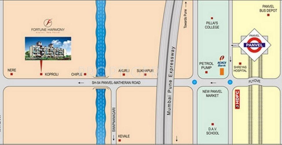 Fortune Infra Harmony Location Plan