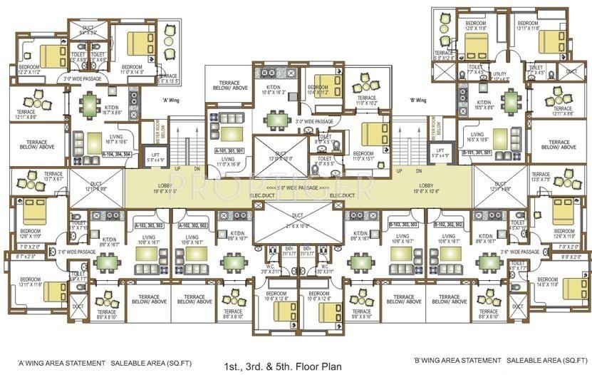 Images for Cluster Plan of Pashankar Rutugandh Apartment