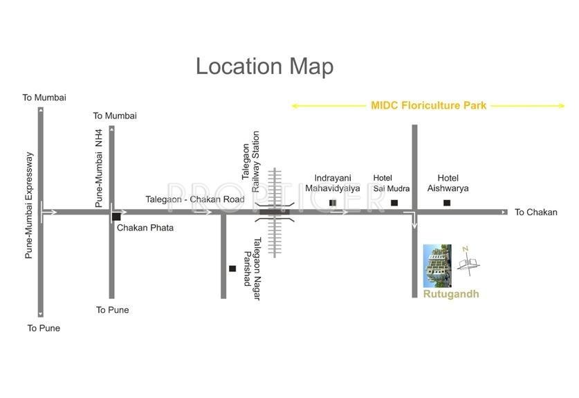 Images for Location Plan of Pashankar Rutugandh Apartment