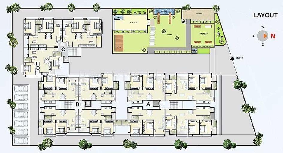 Earth Builders Pratishtha Elegance Layout Plan