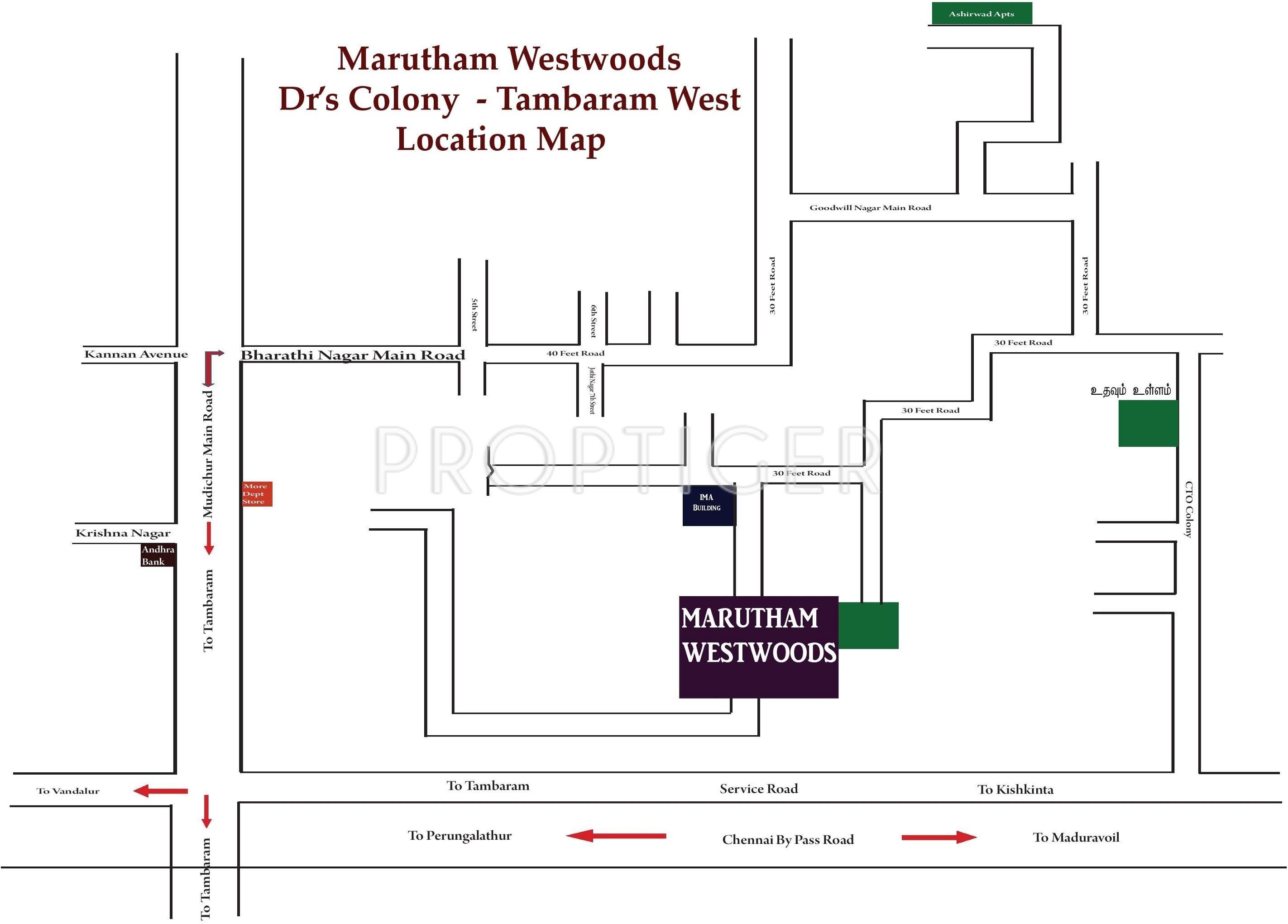 Images for Location Plan of Marutham Marutham Westwoods