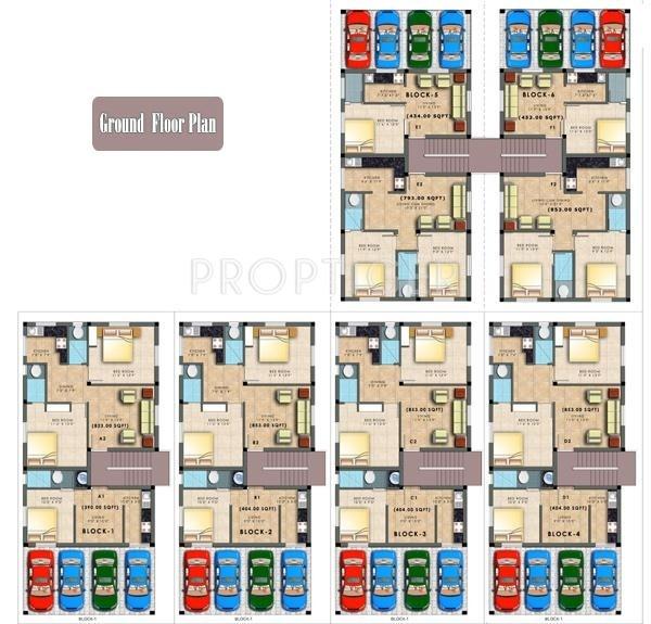 Images for Cluster Plan of Rakshith Homes The Grand Adobe