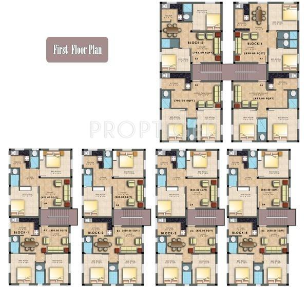 Images for Cluster Plan of Rakshith Homes The Grand Adobe