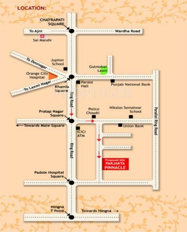 Images for Location Plan of Ashish Prajakta Pinnacle
