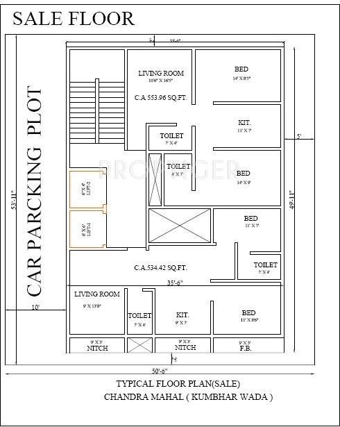 Images for Cluster Plan of Reputed Builder Sai Chandra Mahal