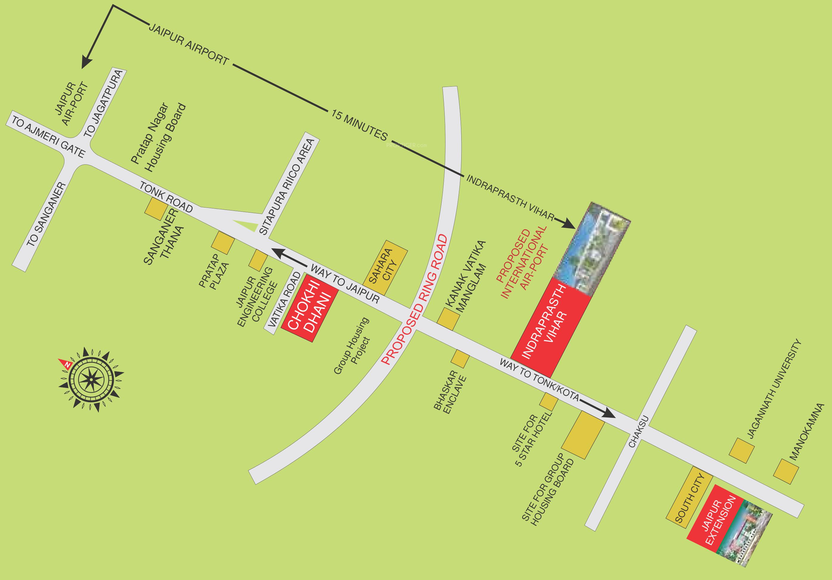 Images for Location Plan of Dream Jaipur Extension Plots