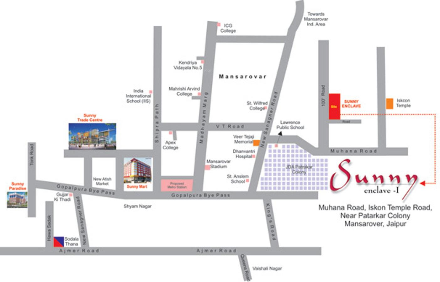  enclave Images for Location Plan of Sunny Enclave