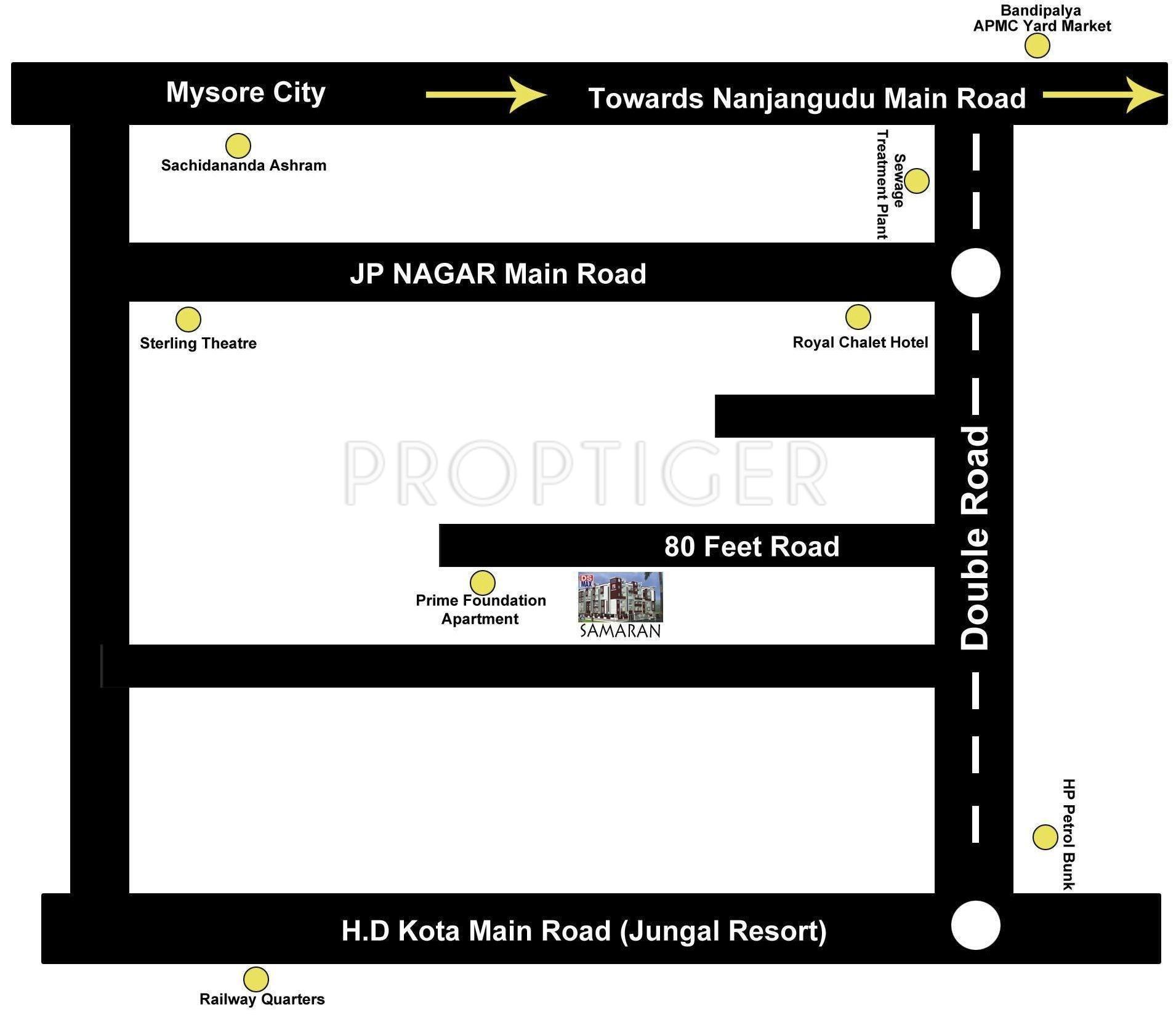  smaran Images for Location Plan of DS DSMAX SMARAN