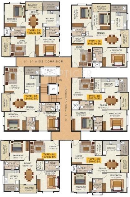 Images for Cluster Plan of Visalakshi Sansita Pride