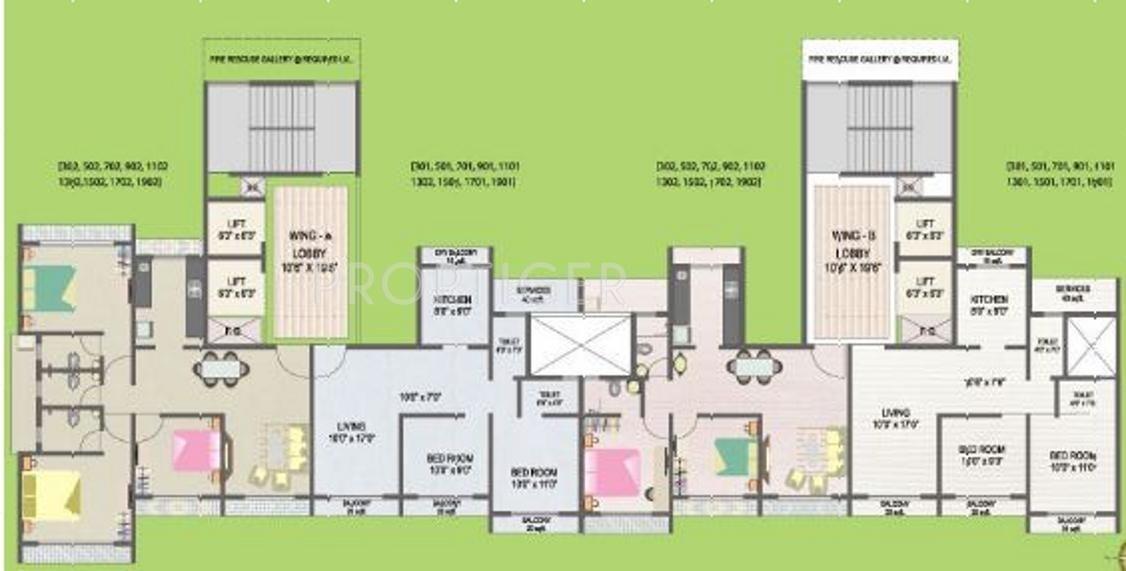 Images for Cluster Plan of Bhagwati Green Palms