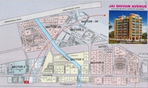 Jai Shivam Builders Avenue Location Plan