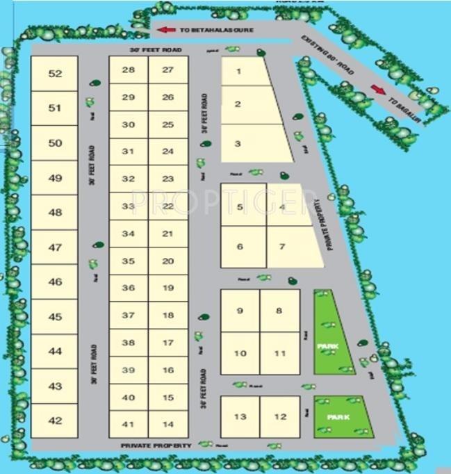 Maxworth Realty Karanths Nest Site Plan