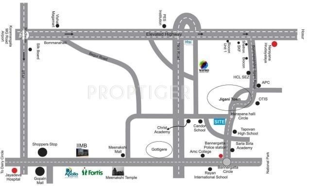 i1 Properties United Shine Woods Location Plan