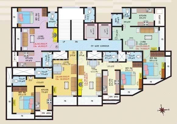  sanskriti Single Block Cluster Plan
