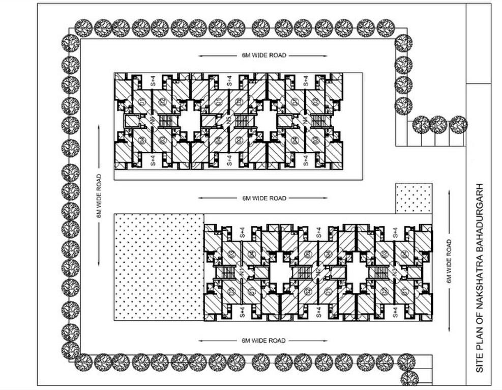  nakshtra Images for Site Plan of KLJ Nakshtra