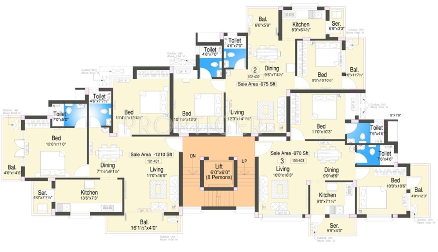 Images for Cluster Plan of Doshi Tulip