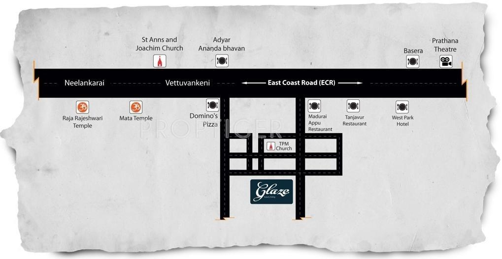 Images for Location Plan of Advaita Homes Glaze