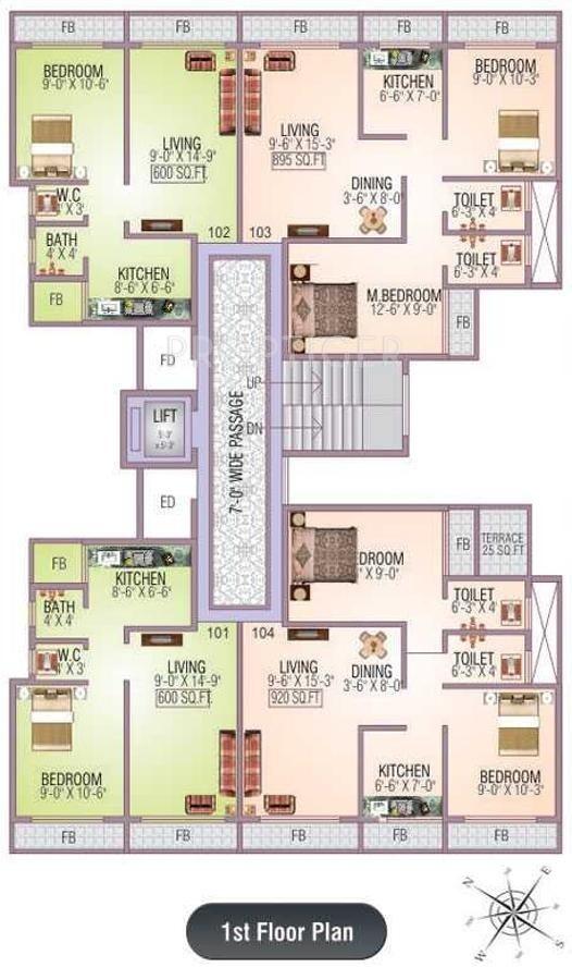 Images for Cluster Plan of Ekdant Ekdant Apartment