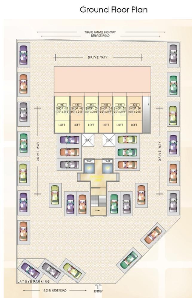 Images for Layout Plan of MK Vakratunda