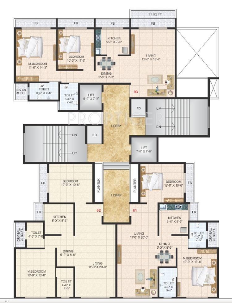 Images for Cluster Plan of MK Morya Heritage
