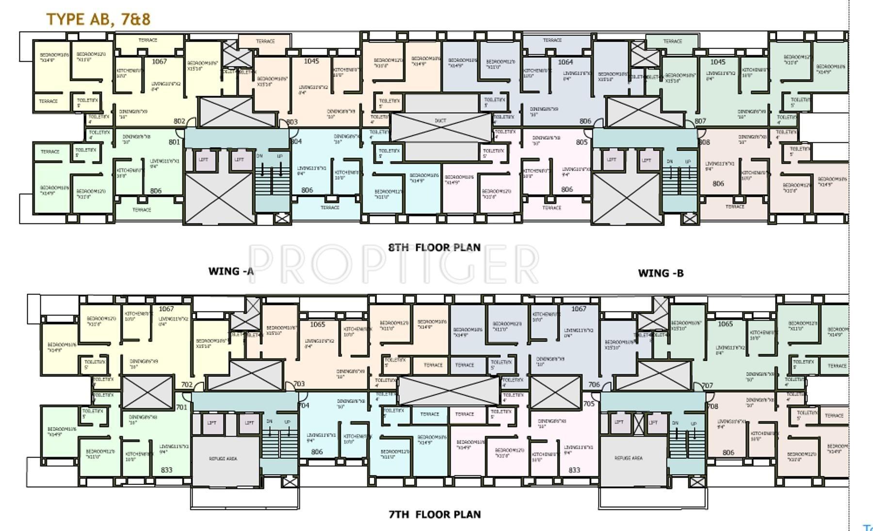 Images for Cluster Plan of National Meridian Apartments