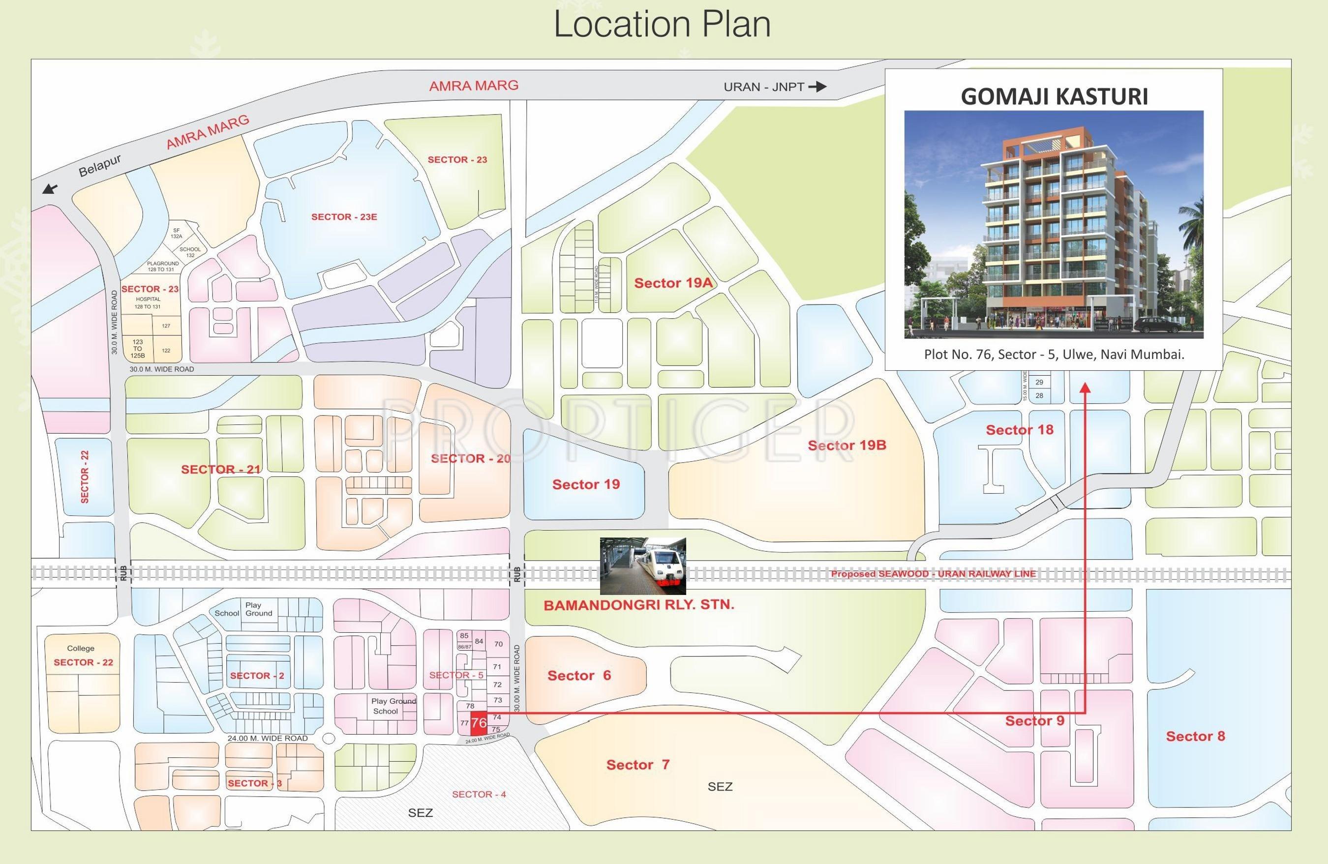 Images for Location Plan of Aaron Infra Projects Gomaji Kasturi