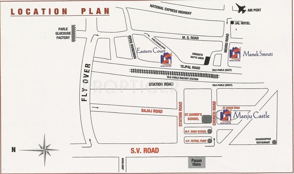 Images for Location Plan of Sadguru Builders Manju Castle