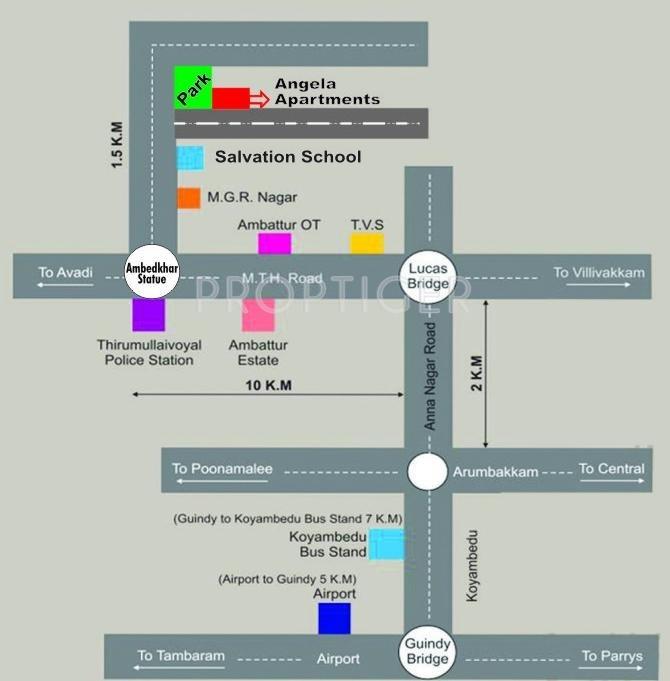 Images for Location Plan of Satham Angela Apartments