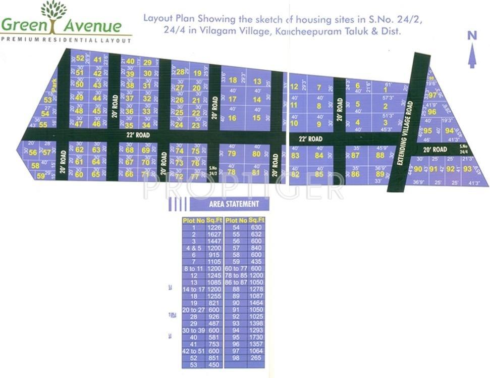Images for Layout Plan of Sri enterprises Green Avenue