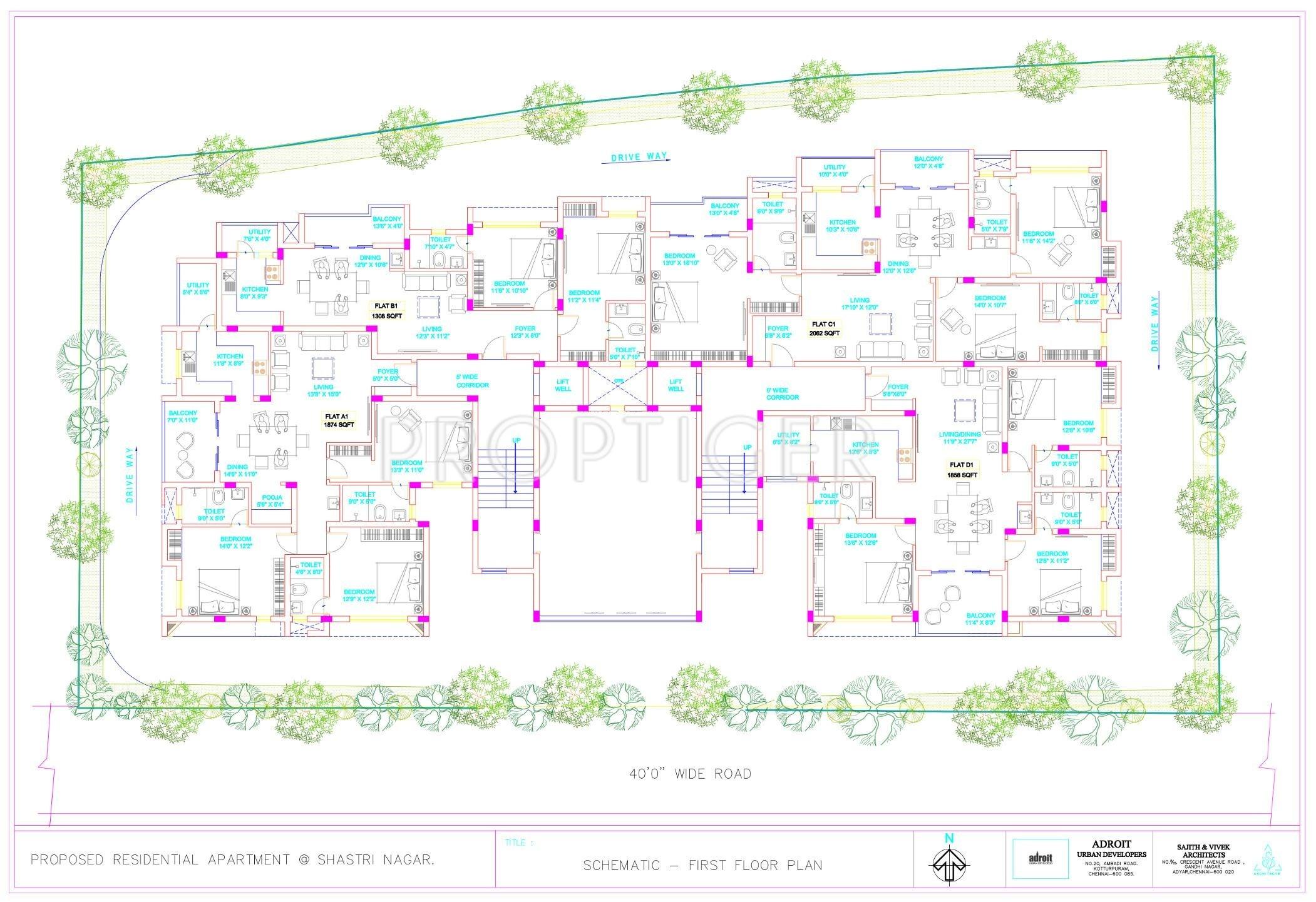 Images for Cluster Plan of Adroit Urban Developers Origin