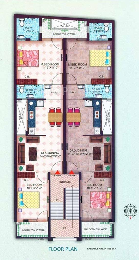 Images for Cluster Plan of Apeksha Vinayak Residency