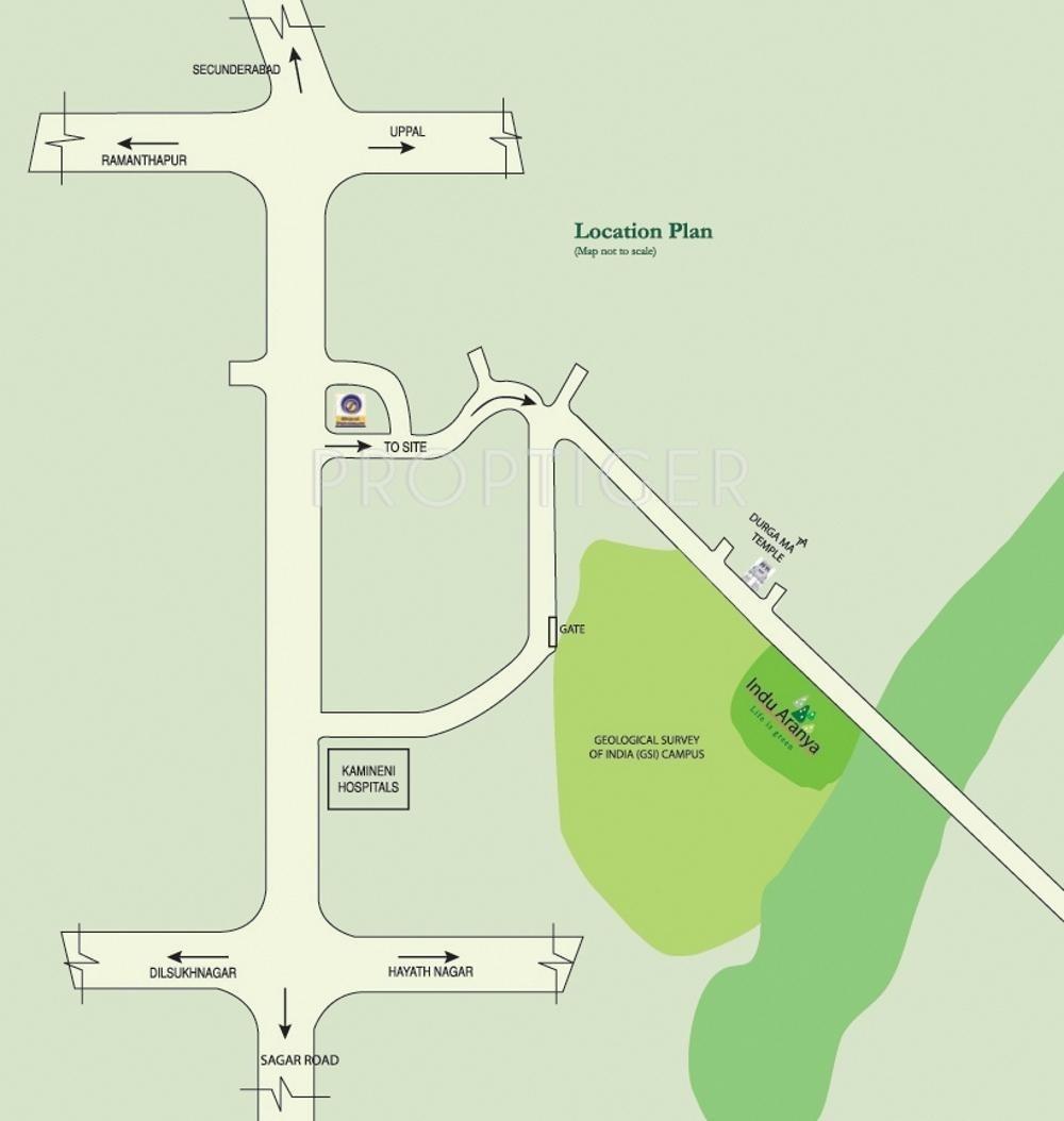 Images for Location Plan of Indus Indu Aranya Villas